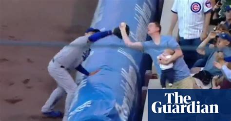 Cubs Fan Catches Baseball With Bare Hand While Holding Baby Video
