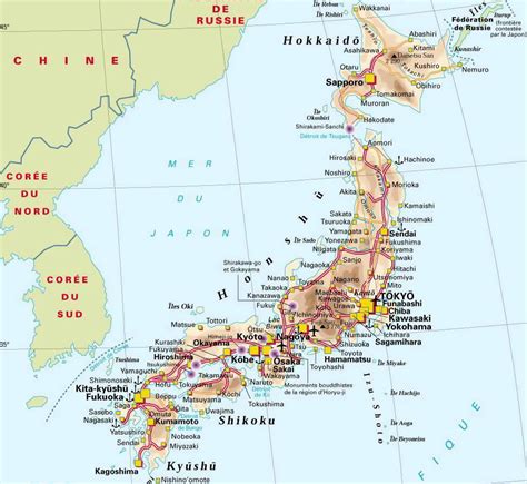 Maps Of Japan Detailed Map Of Japan In English Tourist Map Of Japan