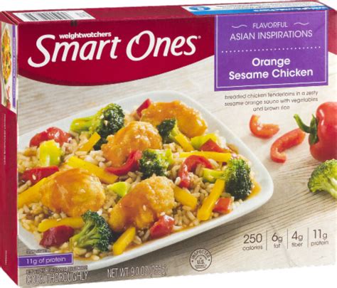 Smart Ones Orange Sesame Chicken Frozen Meal 9 Oz Fred Meyer