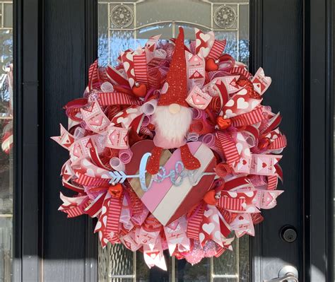 Valentines Day Gnome Wreath Valentines Day Gnome Wreath By
