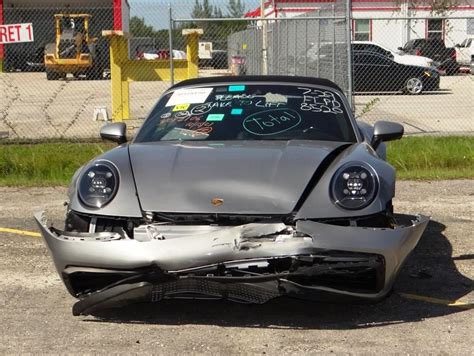 Wrecked Porsche