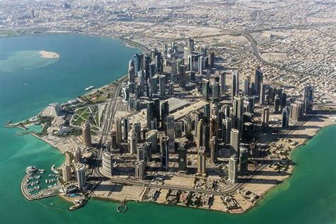 Aerial View Of The Financial District Doha Qatar Photos Puzzles