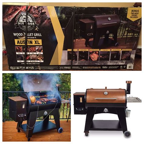 pit boss austin xl 1000 pellet grill with flame broiler and cooking probe ph