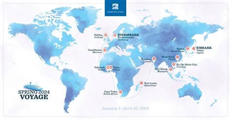 Fall 2023 and Spring 2024 Voyage Itinerary Announcement | Semester at Sea