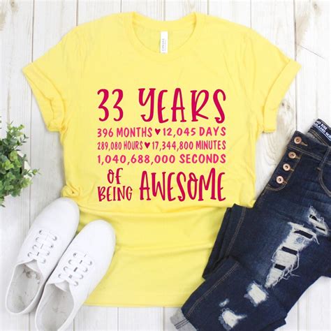 33 Years Old Svg 33rd Birthday Svg Thirty Three Svg 33 And Etsy