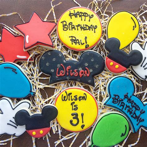 Mickey Decorated Cookies Mickey Mouse Cookies Mickey Mouse Cookies