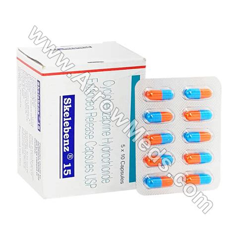 Skelebenz 15 Mg Cyclobenzaprine Arrowmeds