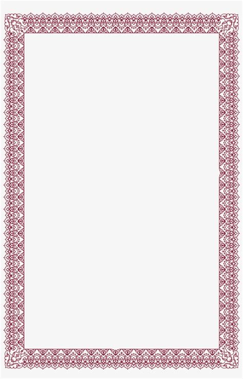 Border Arabic Calligraphy Transparent Png 940x1404 Free Download