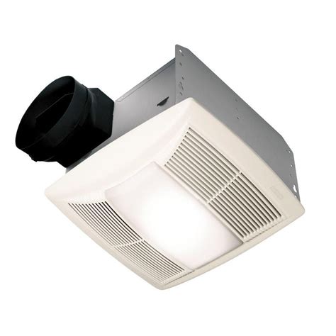 Broan Nutone Qt Series 130 Cfm Ceiling Bathroom Exhaust Fan With Led