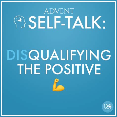 Disqualifying The Positive Positivity Self Self Talk
