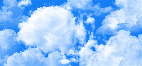 Fondo De Cielo Natural Cielo Azul Con Nubes Blancas Fondo Del Cielo
