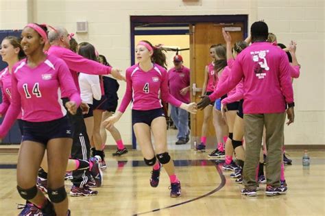 Pin By Talon Yearbook On 2016 Liberty High School Volleyball Dig Pink