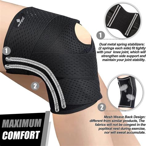 Neenca Professional Knee Brace With Side Stabilizers Medical Knee