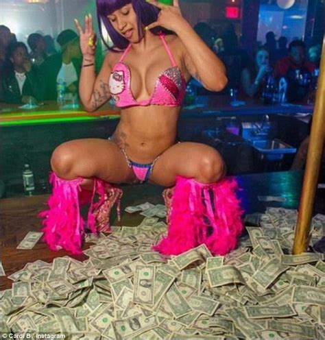 Money Moves Cardi B Shares Racy Photo From Her Stripping Days Miss