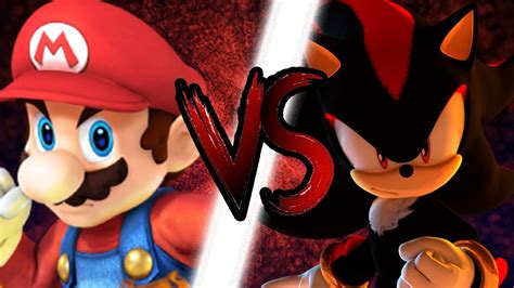 Mario Vs Shadow Part 2 Sprite Battle Youtube
