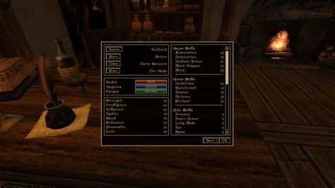 My Final Character Build Morrowind