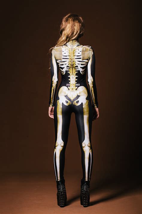 Designer Skeleton Costume Fully Secured Realistic Catsuits