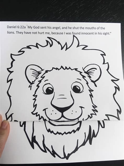 The Confident Journal Sunday School Craft Daniels Lion 2