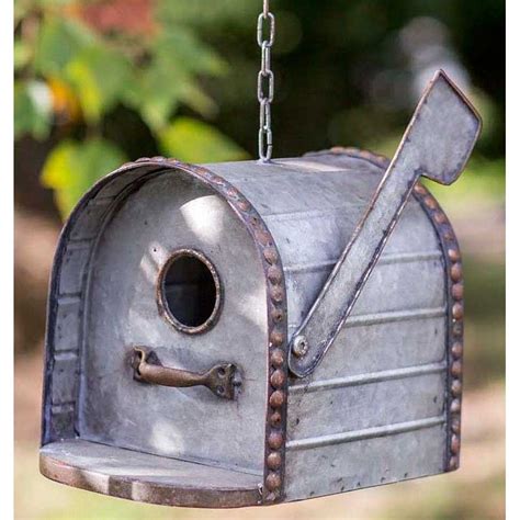 Find a suitable mailbox and paint or decorate it. Product | Metal mailbox, Bird house kits, Bird house
