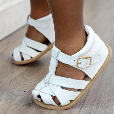 White Closed Toe Sandal Closed Toe Sandals Toddler Moccasins Toe
