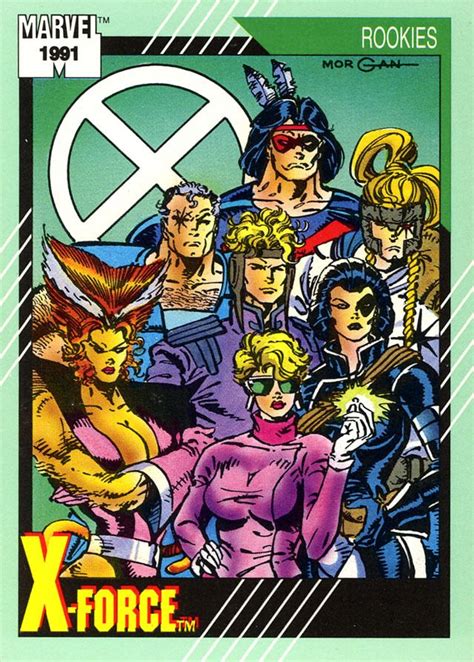 Comicbooktradingcards Marvel Universe Series 2 1991 148 X Force