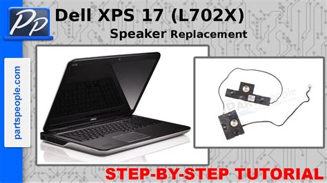 Dell Xps 17 L702x Speaker Replacement Video Tutorial Teardown Dell