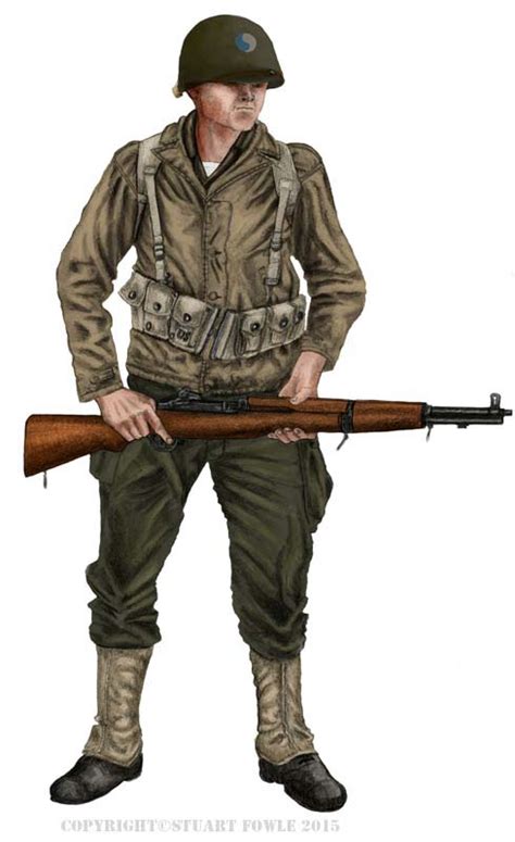 Ww2 American Soldier Drawing