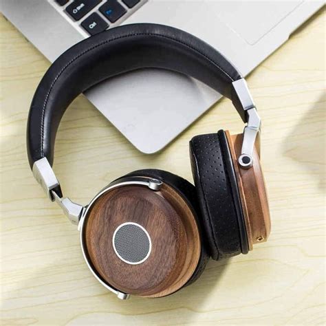 Natural Wood Soft Leather Headphone Theneelstore Leather Headphones