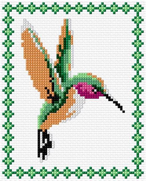 Go cross stitch crazy with our huge selection of free cross stitch patterns! Ann Logan|10 Free Patterns Online|Hummingbird|4723