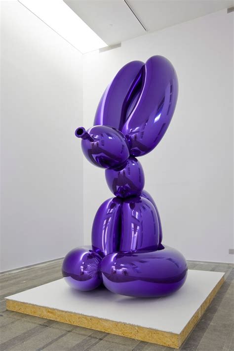 Jeff Koons Balloon Rabbit Sculpture Chien Art Contemporain Jeff Koons