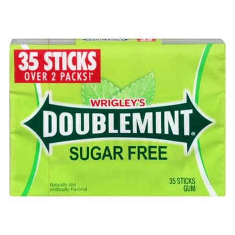 Wrigleys Doublemint Sugar Free Gum 35 Ct Kroger