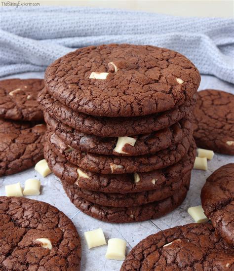 Double Chocolate Cookies The Baking Explorer