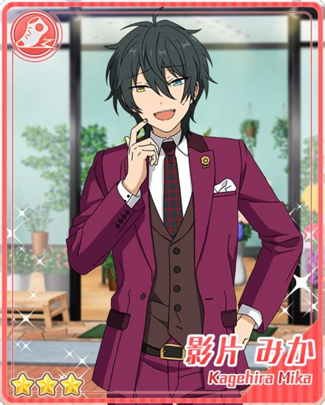 Mika is a young man with a skinny build. (Bouquet of Gratitude) Mika Kagehira