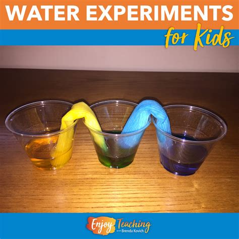 Water Science Experiments And Activities For Upper Elementary