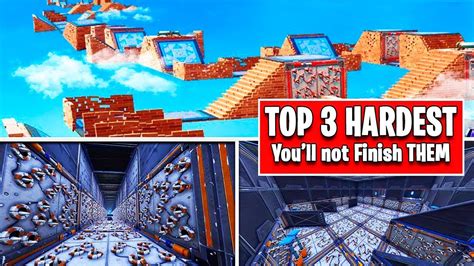 While it can be difficult to drill down and establish which maps are worth downloading, we've put together the following list of our favorites, along with the fortnite creative codes you need to find them. TOP 3 HARDEST Creative Maps In Fortnite (Parkour Map CODES ...