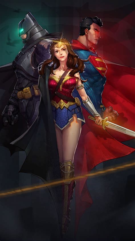 Fanart Justice League Guardian Superheroes Wonder Woman Batman Superman