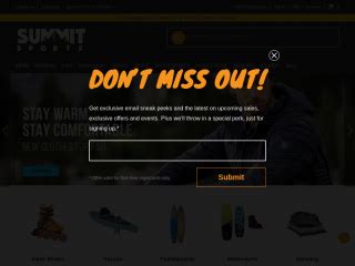 17 hottest epic sports coupon codes and sales in october 2020 are here for you. Summit Sports coupon codes, discount code, promotional ...