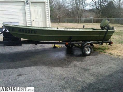 Armslist For Saletrade 14ft Aluminum Jon Boat W15hp Outboard