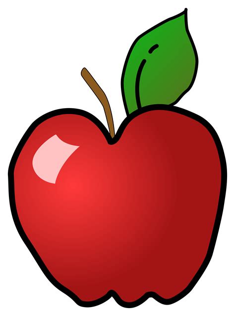 Clipart Apple Core Gudang Gambar Vector Png