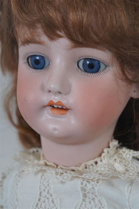 Antique 19th Century Cm Bergmann Simon And Halbig Bisque Composite Girl