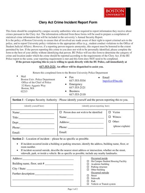 Crime Incident Report Form Fill Out And Sign Printable