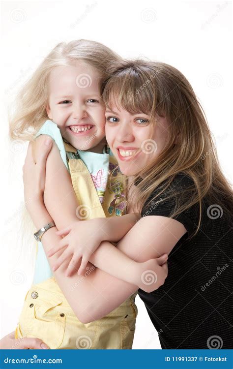 Mother And Daughter Stock Image Image Of Isolated Emotion 11991337