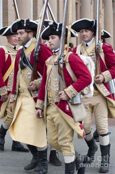 Colonial Soldiers Marching Photograph By Andrew Michael Pixels