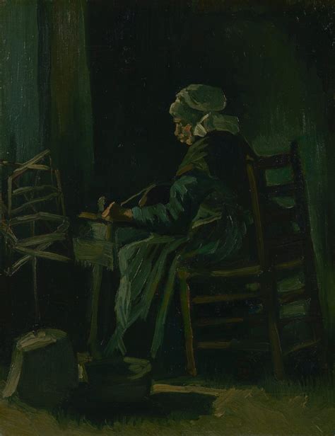Vincent Van Gogh Woman Winding Yarn Van Gogh Museum