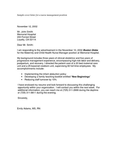 It's generally sent with your resume in case you need help in framing professional letter of application, there are readymade sample letters online, designed specifically for these letters. Cover Letter Format Nursing Director Cover Letter ...
