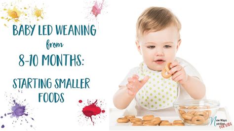 Baby Led Weaning From 8 10 Months Starting Smaller Foods Youtube
