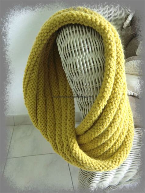 Tricoter un snood aiguille 5 - Idées de tricot gratuit