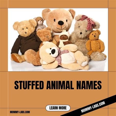 Stuffed Animal Names 500 Top Funny Cute And Quirky