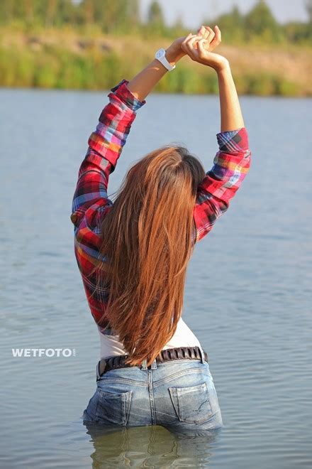 Wetlook by wetfoto.com wet girls jeans leggings stockings hair socks shoes's albums. Wetlook by Pretty Girl in Shirt, Tight Jeans and White ...