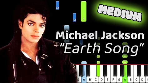 Earth Song Piano How To Play Michael Jackson Earth Song Piano